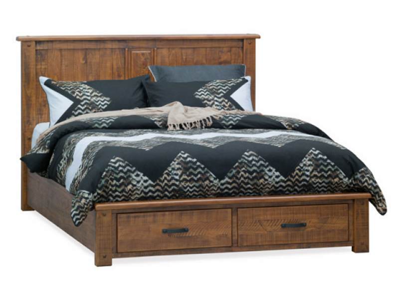 Longyard Queen Bed Frame with storage drawers VIP Furniture LaZ
